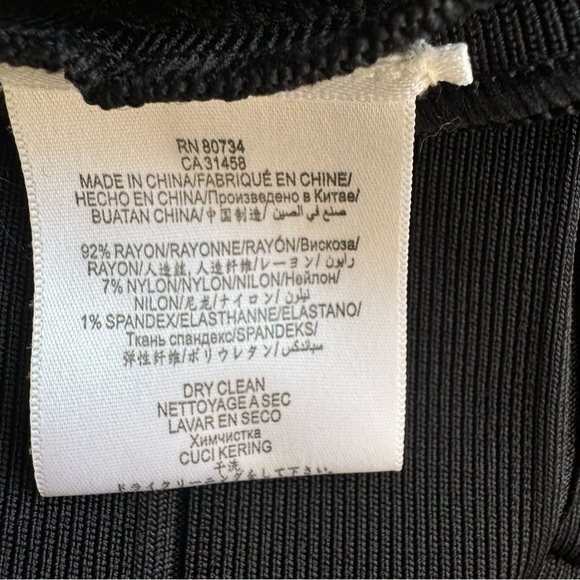 Hervé Léger Rebeca Peplum Bandage Dress Size Large - Picture 9 of 15